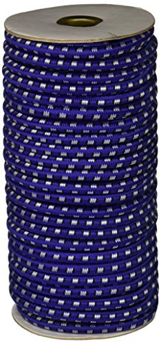 CargoBuckle F05387 5/16-Inch by 100-Feet Utility Stretch Cord Reel, Blue